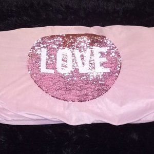 You/Zone Flip Sequin "LOVE" Body Pillow